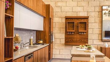 Refrigerador, horno, parrilla de estufa y lavavajillas