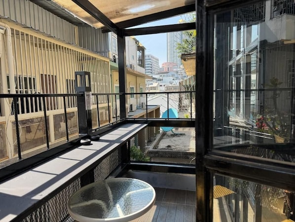 Vue depuis l’hébergement