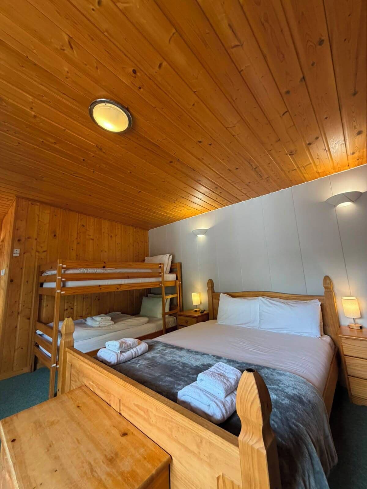 Chalet Confort | 1 chambre, Wi-Fi gratuit, draps fournis