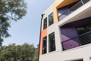 Exterior detail - NEW Townhome with TURF ROOFTOP and Games in Heart of Wilmington! Unit A (Wilmington)