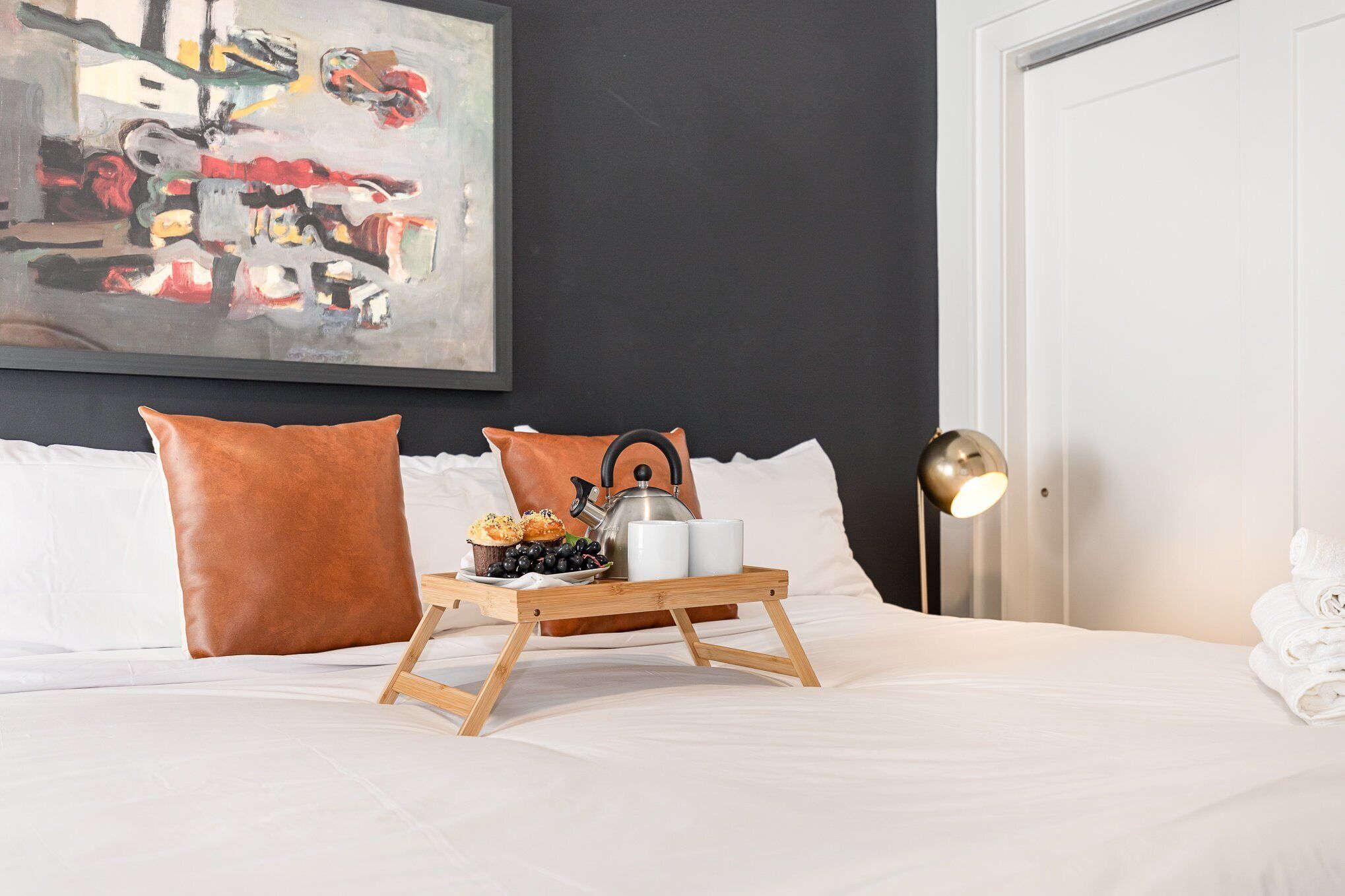 2 室のベッドルーム、アイロン / アイロン台、旅行用ベビーベッド、WiFi (無料)