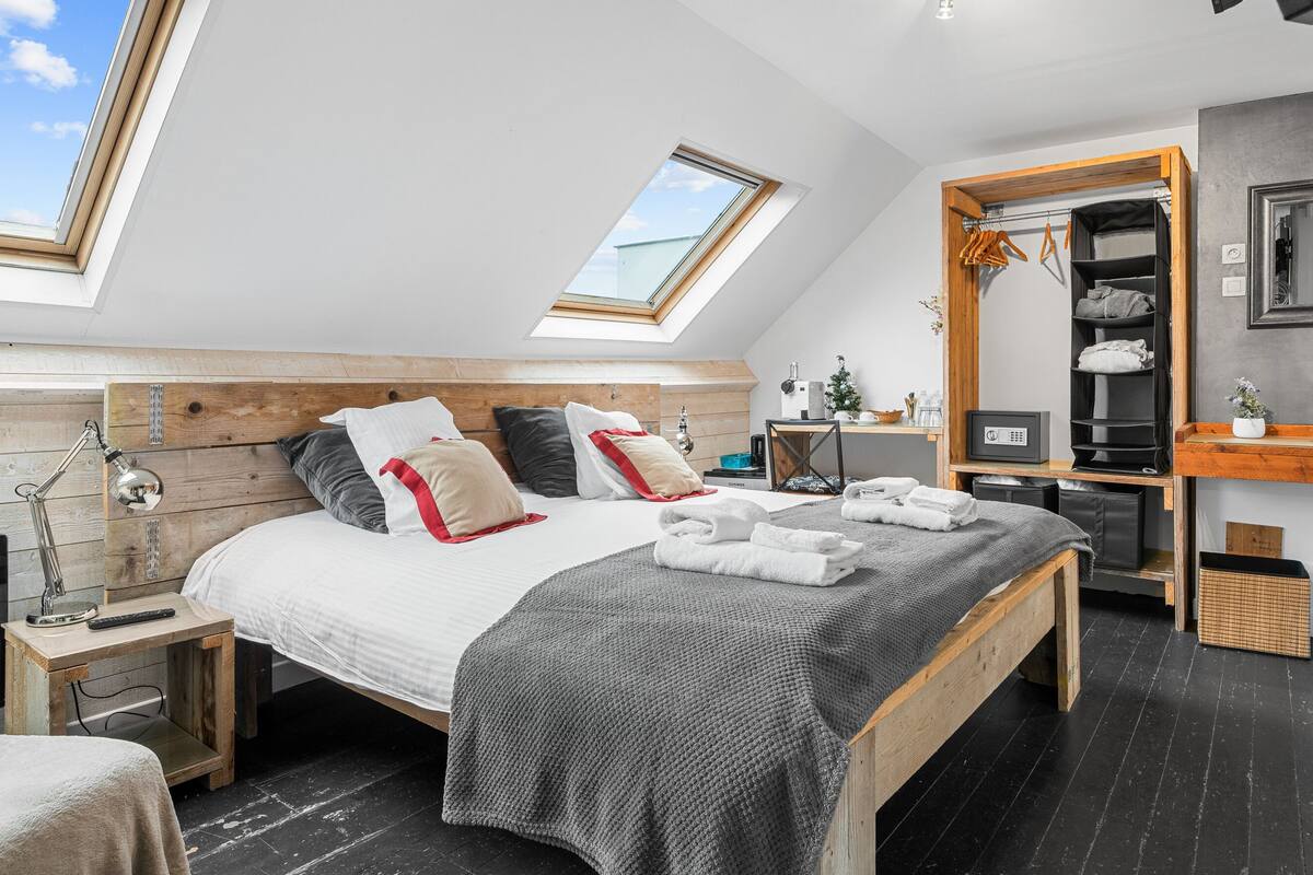 Suite Deluxe, no fumadores, Se admiten mascotas | Edredones de plumas, escritorio, wifi gratis