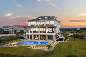 Exterior - NEW! Our Point Of View: Luxury Oceanfront w/ Pool, Spa & Dock (Murrells Inlet)