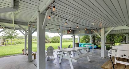 Spacious Riverfront Cottage w/ Dock in Green Pond!