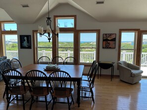 Dining - Secluded Oceanside - Amazing Ocean Views,Elevator , Heated Pool, Hot Tub!! (Corolla)
