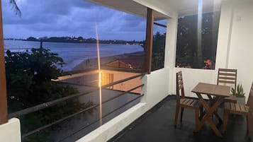 Blick von der Unterkunft