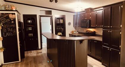 Private location-4-bedrooms with 8 beds and lots of parking.