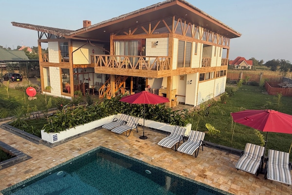 Voorkant van accommodatie