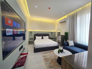 Monolocale | 1 camera, ferro/asse da stiro, Wi-Fi gratuito