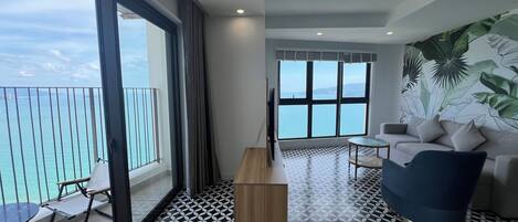 65-inch flat-screen TV with digital channels