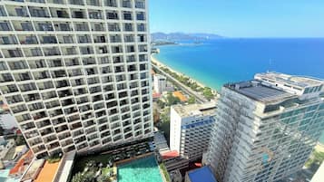City Studio, Balcony, Beach View | Beach/ocean view