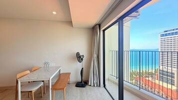 Uitzicht vanaf balkon