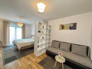 1 Schlafzimmer, Zimmersafe, Bügeleisen/Bügelbrett, Reisekinderbett