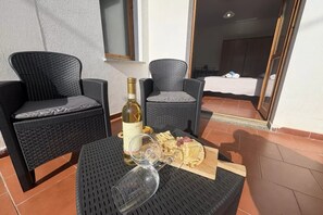 Apartment, 2 Schlafzimmer, Balkon, Stadtblick | Terrasse/Patio