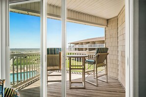 Interior - Oceanview Bliss: Walk to Everything from this Cheerful Beachfront Condo (Oak Island)
