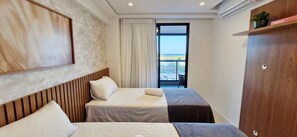 2 dormitorios, tabla de planchar con plancha, Internet y ropa de cama