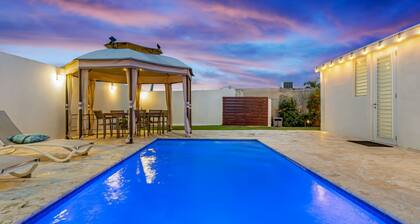 Casa Larimar with pool +solar system near beach
