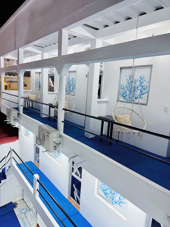 Voorkant van accommodatie