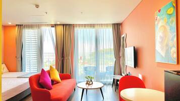 Blick von der Unterkunft