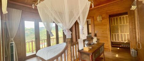 Bungalow – superior, 1 queensize-seng, balkong, fjellutsikt | Wi-fi (inkludert)