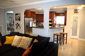 TV connectée, cheminée