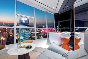 Deluxe Double Room, City View | Desk, laptop workspace, free WiFi