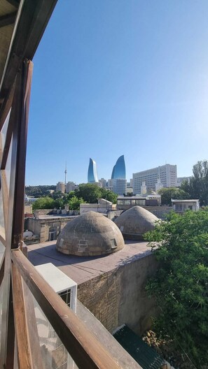 Familjesvit - 1 sovrum - balkong - havsutsikt | Egyptiska bomullslakan och sängtillbehör av högsta kvalitet