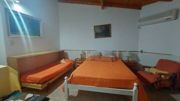 1 غرفة نوم وواي فاي وملاءات أسرّة