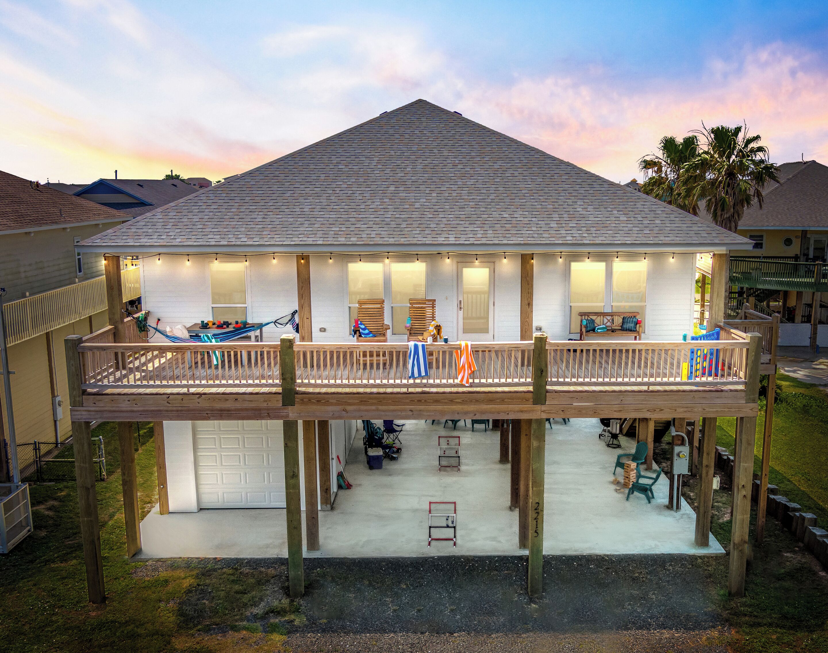 Beautiful newly built 4 Bedroom/4 Bath beach house centrally located.