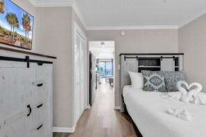 1 bedroom, iron/ironing board, bed sheets