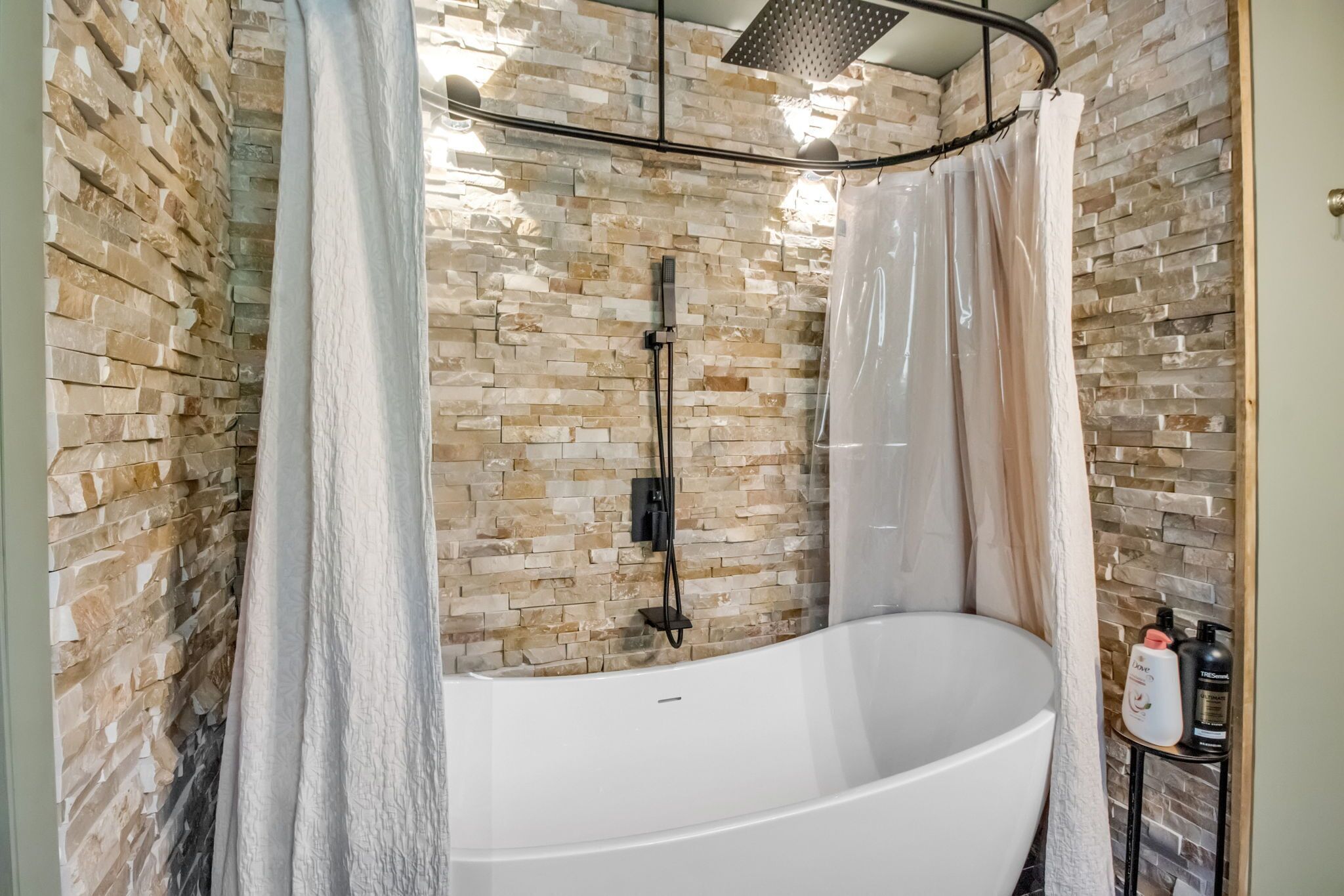Towels, soap, toilet paper