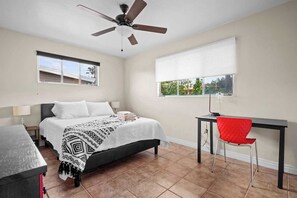 Desk, iron/ironing board, free WiFi, bed sheets