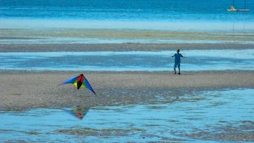 Vlak bij het strand