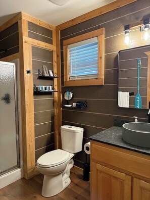 Shower, towels