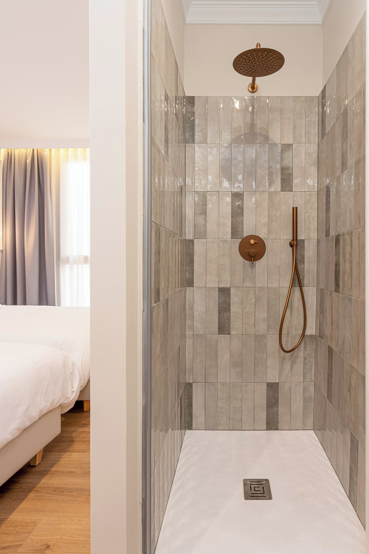 Superior Double Room, Courtyard View | Bathroom | Free toiletries, hair dryer, towels, soap