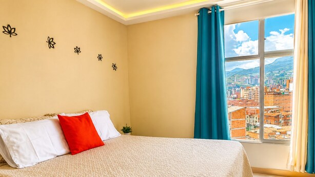Standard-Apartment, Stadtblick