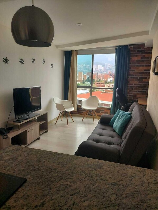 50-inch Smart TV with cable channels