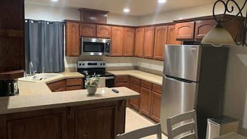 Microwave, oven, stovetop