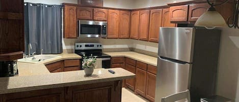 Microwave, oven, stovetop