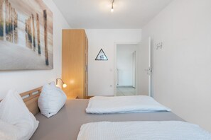 2 soveværelser, gratis Wi-Fi, sengetøj, adgang for kørestole