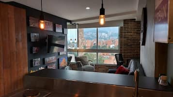 40-inch Smart TV with cable channels