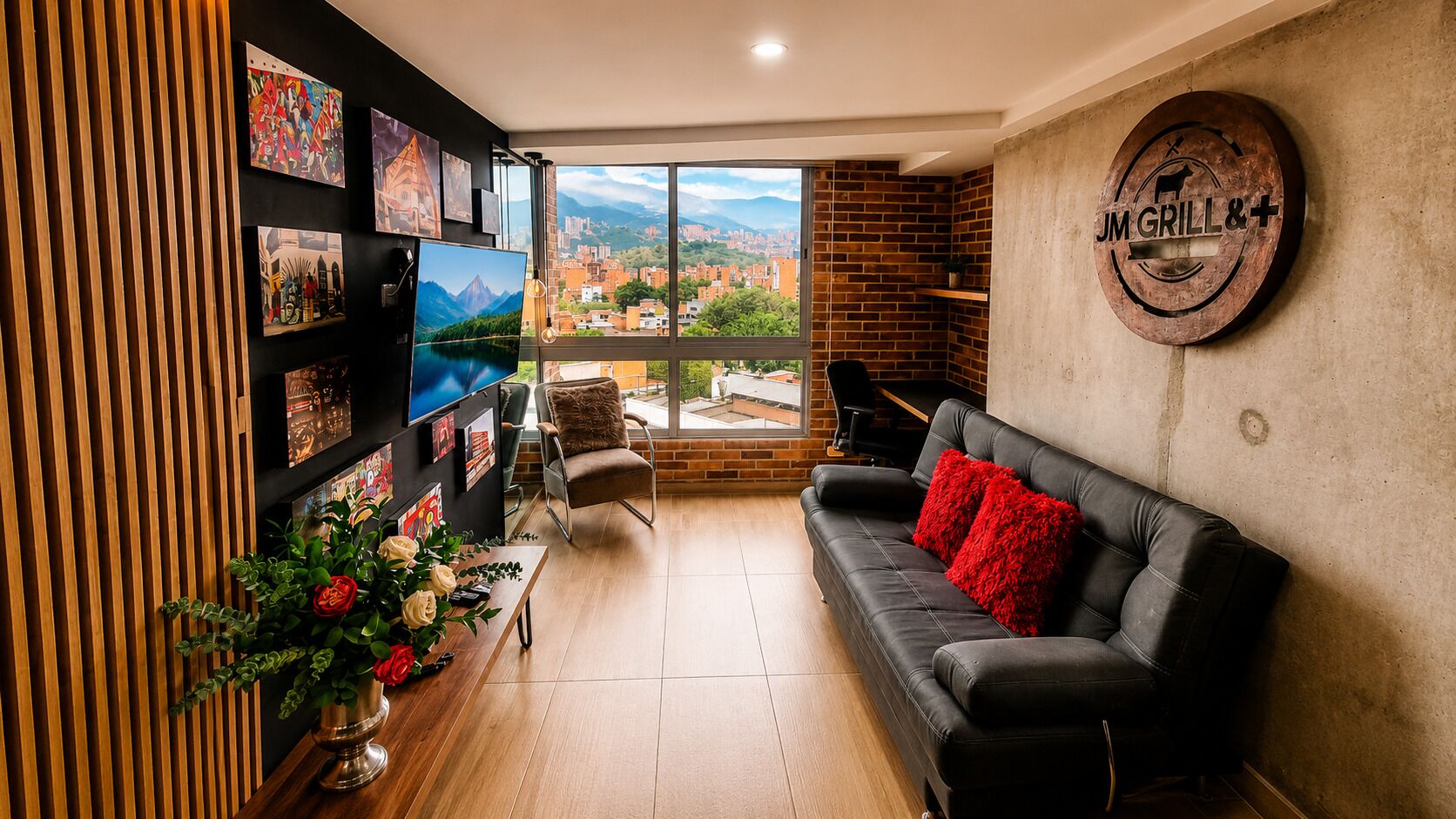 40-inch Smart TV with cable channels