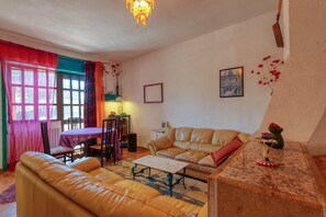 Fireplace, table tennis