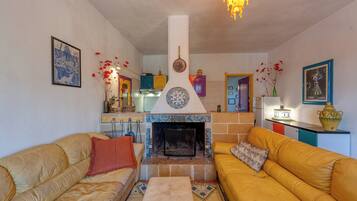 Fireplace, ping pong