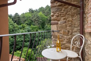 Outdoor dining - Apartment 'Antica Tuscany' with Private Garden, Wi-Fi and Air Conditioning (Chianni)