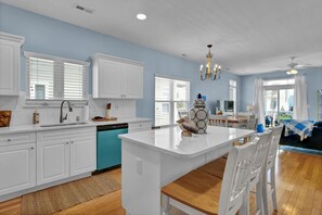 Interior - Ultimate Beach Escape: 4BR, Hot Tub Oasis
3 Min Walk To Beach (Carolina Beach)