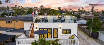 Brand New, Ocean/City Views, 2 Decks, AC, Parking!