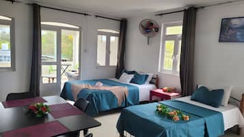 5 slaapkamers, een strijkplank/strijkijzer, gratis wifi, beddengoed