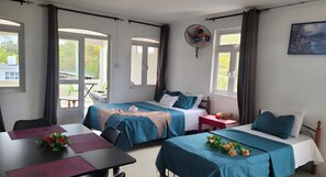 5 chambres, fer et planche à repasser, accès au Wi-Fi (inclus)