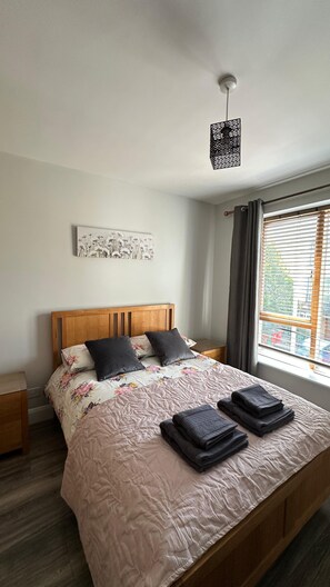 1 bedroom, iron/ironing board, travel crib, free WiFi